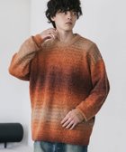 【ロッキーモンロー/Rocky Monroe】のブークレー段染めグラデーションボーダー柄オーバーサイズクルーニット 人気、トレンドファッション・服の通販 founy(ファニー) ファッション Fashion レディースファッション Fashion for Women トップス・カットソー Cut & Sew Tops ニット Knit Tops & Sweaters イエロー Yellow インナー Innerwear カットソー Cut and Sewn Top グラデーション Gradient, Ombre ハイネック High Neck, Mock Neck バランス Balance, Style Balance ボーダー Border, Stripe メンズ Men's, Menswear リラックス Relax, Relaxed Fit ワイド Wide, Wide Fit 再入荷 Restock / Back in Stock おすすめ Recommended / Our Picks エレガント 上品 Elegant 2025年 2025 2025-2026秋冬・A/W Autumn/Winter 2025–26 AW25–26 thumbnail オレンジ|ID: prp329100004797081 ipo3291000000034894569