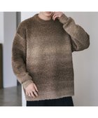 【ロッキーモンロー/Rocky Monroe】のブークレー段染めグラデーションボーダー柄オーバーサイズクルーニット 人気、トレンドファッション・服の通販 founy(ファニー) ファッション Fashion レディースファッション Fashion for Women トップス・カットソー Cut & Sew Tops ニット Knit Tops & Sweaters イエロー Yellow インナー Innerwear カットソー Cut and Sewn Top グラデーション Gradient, Ombre ハイネック High Neck, Mock Neck バランス Balance, Style Balance ボーダー Border, Stripe メンズ Men's, Menswear リラックス Relax, Relaxed Fit ワイド Wide, Wide Fit 再入荷 Restock / Back in Stock おすすめ Recommended / Our Picks エレガント 上品 Elegant 2025年 2025 2025-2026秋冬・A/W Autumn/Winter 2025–26 AW25–26 thumbnail ブラウン|ID: prp329100004797081 ipo3291000000034894577