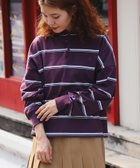 【ビームス ウイメン/BEAMS】の【別注】Champion / ボーダー ポロシャツ BURGUNDY|ID: prp329100004797109 ipo3291000000034805143