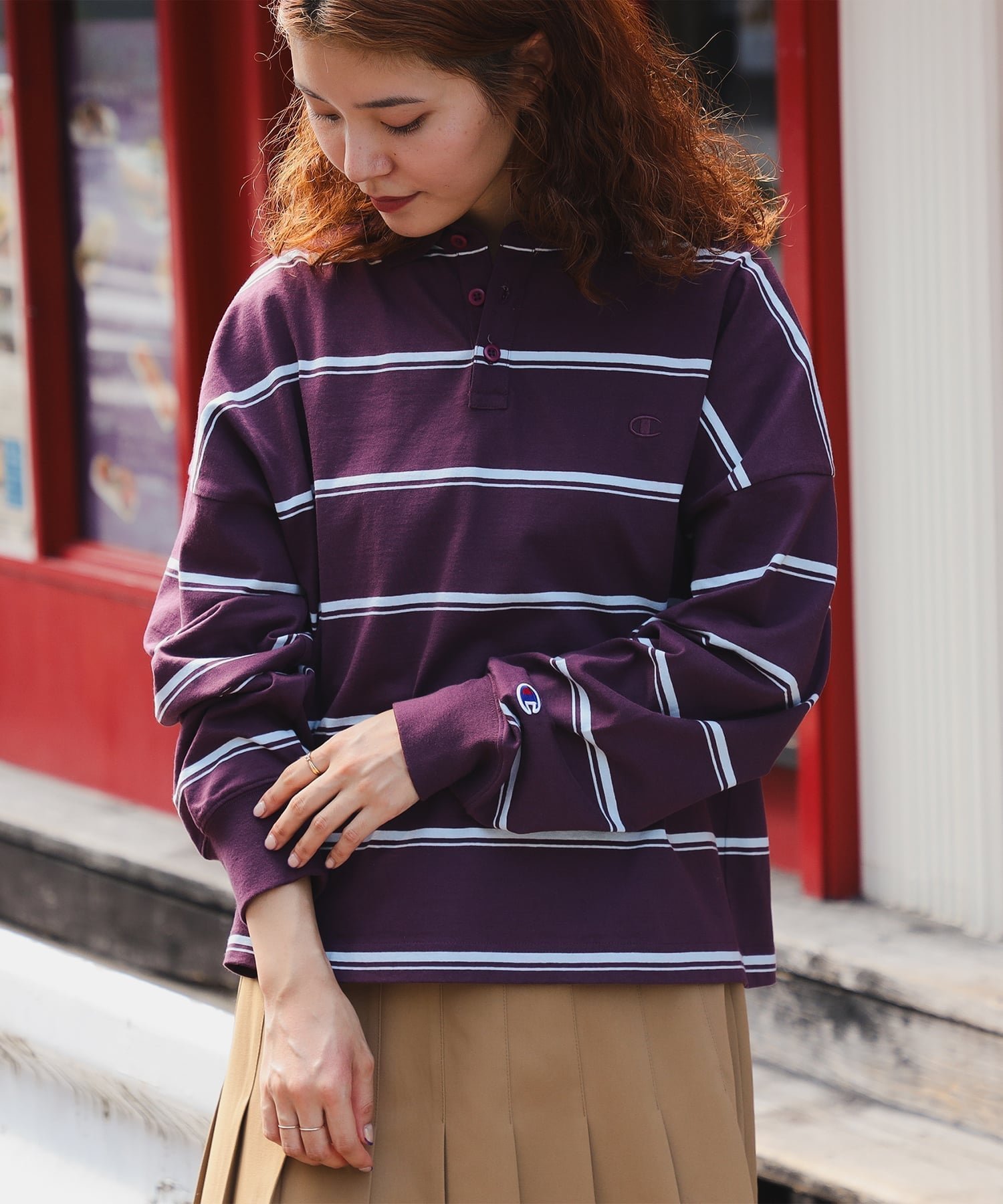 【ビームス ウイメン/BEAMS】の【別注】Champion / ボーダー ポロシャツ インテリア・キッズ・メンズ・レディースファッション・服の通販 founy(ファニー) ファッション Fashion レディースファッション Fashion for Women トップス・カットソー Cut & Sew Tops シャツ・ブラウス・オフィスカジュアル Elegant Blouses & Button-Ups ポロシャツ・きれいめカジュアル Smart-Casual Polo Tops クラシック Classic, Timeless Style コンパクト Compact, Small Size ショルダー Shoulder, Shoulder Strap スポーツ Sports, Activewear デニム Denim, Jeans Material ドロップ Drop Shoulder, Dropped Style バランス Balance, Style Balance ボーダー Border, Stripe ポロシャツ Polo Shirt, Collared Tee 別注 Limited Edition, Custom Order リラックス Relax, Relaxed Fit ワイド Wide, Wide Fit おすすめ Recommended / Our Picks BURGUNDY|ID: prp329100004797109 ipo3291000000034805143