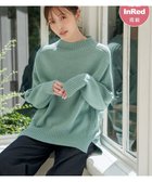 【イッカ/ikka】の【雑誌InRed1月号掲載】サイドスリットニットプルオーバー【親子コーデ】 グリーン|ID: prp329100004797118 ipo3291000000034805205
