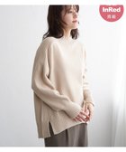 【イッカ/ikka】の【雑誌InRed1月号掲載】サイドスリットニットプルオーバー【親子コーデ】 ベージュ|ID: prp329100004797118 ipo3291000000034805209