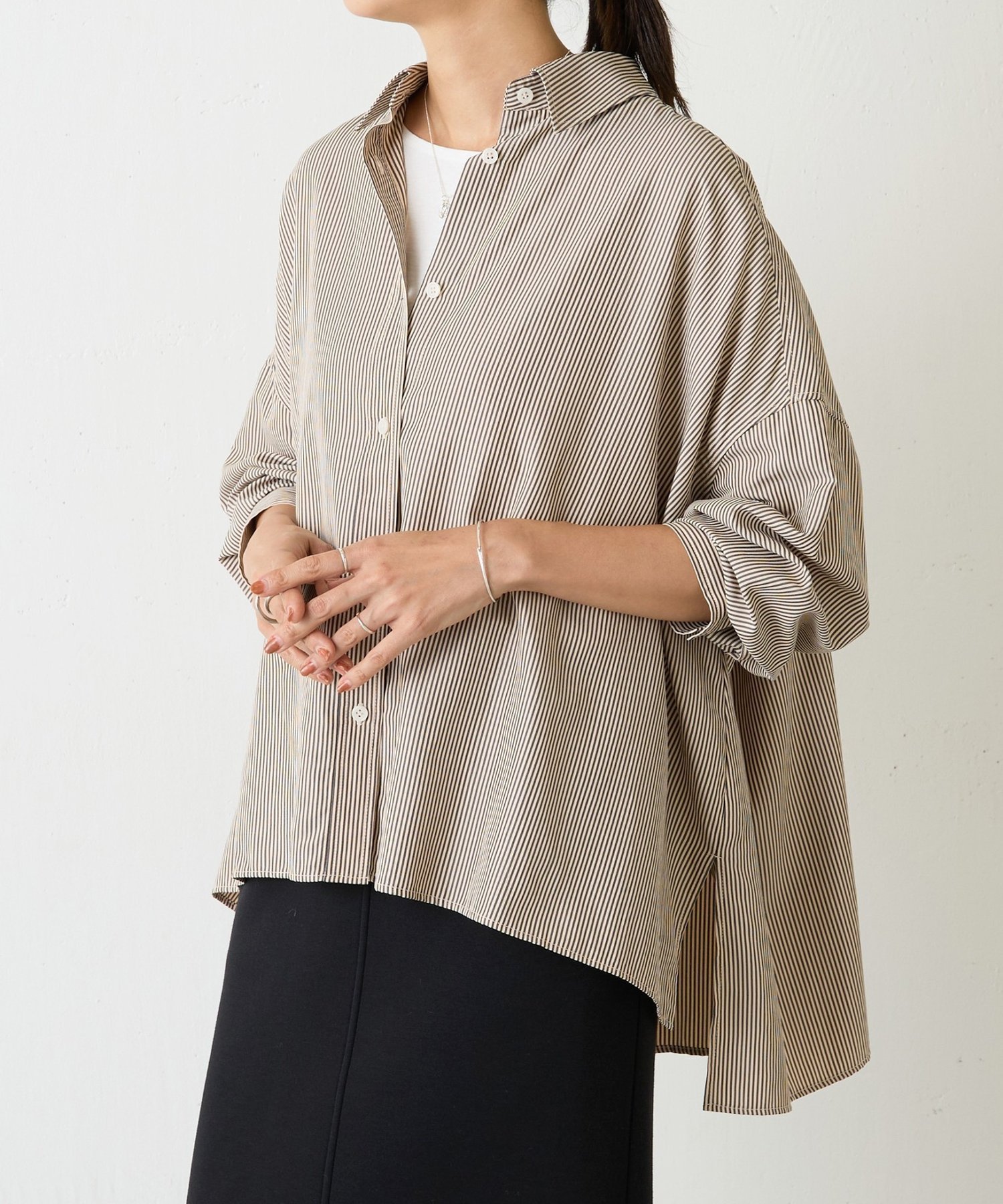 【ビアズリー/BEARDSLEY】のポンチョシャツ インテリア・キッズ・メンズ・レディースファッション・服の通販 founy(ファニー) ファッション Fashion レディースファッション Fashion for Women アウター Coat / Outerwear Collection ポンチョ・ケープコート Ponchos & Capes トップス・カットソー Cut & Sew Tops シャツ・ブラウス・オフィスカジュアル Elegant Blouses & Button-Ups ショート Short, Short Length ストライプ Stripe, Striped Pattern トレーナー Sweatshirt, Trainer ベスト Vest, Waistcoat ボトム Bottoms, Lower Wear ポンチョ Poncho, Cape Style 羽織 Haori, Light Jacket ワイド Wide, Wide Fit A/W・秋冬 Autumn/Winter 再入荷 Restock / Back in Stock おすすめ Recommended / Our Picks ベージュ|ID: prp329100004797145 ipo3291000000034805420