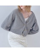【リリーブラウン/Lily Brown】のLBロゴフォックスニットカーデ 人気、トレンドファッション・服の通販 founy(ファニー) ファッション Fashion レディースファッション Fashion for Women トップス・カットソー Cut & Sew Tops ニット Knit Tops & Sweaters おすすめ Recommended / Our Picks カーディガン Cardigan, Knitwear スマート Smart, Elegant フォックス Fox, Fox Fur リュクス Luxury, Elegant, High-End, Chic エレガント 上品 Elegant 人気 Popular, Best Seller 今季 This Season, Current Season 秋 Autumn 雑誌 Magazine, Fashion Magazine thumbnail GRY[006]|ID: prp329100004797147 ipo3291000000035098525