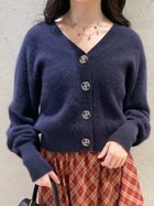 【リリーブラウン/Lily Brown】のLBロゴフォックスニットカーデ 人気、トレンドファッション・服の通販 founy(ファニー) ファッション Fashion レディースファッション Fashion for Women トップス・カットソー Cut & Sew Tops ニット Knit Tops & Sweaters おすすめ Recommended / Our Picks カーディガン Cardigan, Knitwear スマート Smart, Elegant フォックス Fox, Fox Fur リュクス Luxury, Elegant, High-End, Chic エレガント 上品 Elegant 人気 Popular, Best Seller 今季 This Season, Current Season 秋 Autumn 雑誌 Magazine, Fashion Magazine thumbnail NVY[089]|ID: prp329100004797147 ipo3291000000035098527