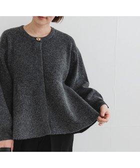 【アーバンリサーチ ロッソ/URBAN RESEARCH ROSSO】のF by ROSSO ペプラムボリュームスリーブカーディガン 人気、トレンドファッション・服の通販 founy(ファニー) ファッション Fashion レディースファッション Fashion for Women トップス・カットソー Cut & Sew Tops カーディガン・羽織り Layered Style Cardigans ボリューム袖・フリルスリーブブラウス Voluminous & Ruffle Sleeves / Puffy Sleeve Tops アクセサリー Fashion Accessories カーディガン Cardigan, Knitwear ペプラム Peplum, Flared Hem 羽織 Haori, Light Jacket 冬 Winter / This Winter A/W・秋冬 Autumn/Winter おすすめ Recommended / Our Picks 2025年 2025 2025-2026秋冬・A/W Autumn/Winter 2025–26 AW25–26 |ID:prp329100004797148