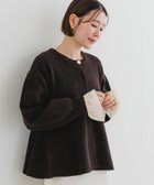 【アーバンリサーチ ロッソ/URBAN RESEARCH ROSSO】のF by ROSSO ペプラムボリュームスリーブカーディガン 人気、トレンドファッション・服の通販 founy(ファニー) ファッション Fashion レディースファッション Fashion for Women トップス・カットソー Cut & Sew Tops カーディガン・羽織り Layered Style Cardigans ボリューム袖・フリルスリーブブラウス Voluminous & Ruffle Sleeves / Puffy Sleeve Tops アクセサリー Fashion Accessories カーディガン Cardigan, Knitwear ペプラム Peplum, Flared Hem 羽織 Haori, Light Jacket 冬 Winter / This Winter A/W・秋冬 Autumn/Winter おすすめ Recommended / Our Picks 2025年 2025 2025-2026秋冬・A/W Autumn/Winter 2025–26 AW25–26 thumbnail ブラウン|ID: prp329100004797148 ipo3291000000034894498