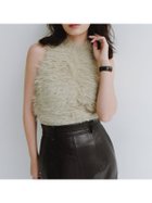 【アニュアンス/anuans】のファーライクノースリーブニットトップス 人気、トレンドファッション・服の通販 founy(ファニー) ファッション Fashion レディースファッション Fashion for Women トップス・カットソー Cut & Sew Tops ニット Knit Tops & Sweaters キャミソール&ノースリーブ Camisoles & Sleeveless Tops インナー Innerwear カーディガン Cardigan, Knitwear ジャケット Jacket, Outerwear ノースリーブ Sleeveless, No-Sleeve thumbnail BEIGE|ID: prp329100004797154 ipo3291000000034805528