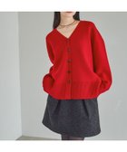 【アパートバイローリーズ/apart by lowrys】のカシミヤコンBIG Vネックカーディガン 人気、トレンドファッション・服の通販 founy(ファニー) ファッション Fashion レディースファッション Fashion for Women トップス・カットソー Cut & Sew Tops カーディガン・羽織り Layered Style Cardigans Vネックトップス V-Neck Tops / V-Cut Neckline Shirts おすすめ Recommended / Our Picks カーディガン Cardigan, Knitwear ボトム Bottoms, Lower Wear 人気 Popular, Best Seller 冬 Winter / This Winter thumbnail レッド35|ID: prp329100004797183 ipo3291000000034870742