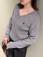 【スナイデル/SNIDEL】の【BEARPAW】ケーブルニットプルオーバー 人気、トレンドファッション・服の通販 founy(ファニー) ファッション Fashion レディースファッション Fashion for Women トップス・カットソー Cut & Sew Tops ニット Knit Tops & Sweaters カジュアルプルオーバー・ニットトップス Pullovers & Knit Tops / Casual Pullovers イエロー Yellow インナー Innerwear コラボ Collaboration, Collab コンパクト Compact, Small Size ジャケット Jacket, Outerwear スマート Smart, Elegant ボトム Bottoms, Lower Wear エレガント 上品 Elegant thumbnail GRY[006]|ID: prp329100004797187 ipo3291000000034805776