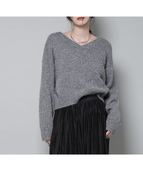 【ナノ ユニバース/nano universe】 前後2wayラメミックスフェザーニット人気、トレンドファッション・服の通販 founy(ファニー) ファッション Fashion レディースファッション Fashion for Women トップス・カットソー Cut & Sew Tops ニット Knit Tops & Sweaters アクセサリー Fashion Accessories ウォッシャブル Machine Washable コンパクト Compact, Small Size スリット Slit, Slit Detail 時計 Watch, Wristwatch バランス Balance, Style Balance フェザー Feather, Feather Detail 2025年 2025 2025-2026秋冬・A/W Autumn/Winter 2025–26 AW25–26 |ID:prp329100004797193