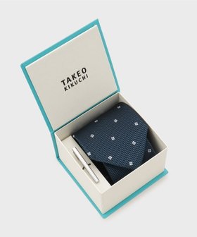【タケオキクチ/TAKEO KIKUCHI / MEN】のフラワードットネクタイ タイバー カラーBOXセット 人気、トレンドファッション・服の通販 founy(ファニー) ファッション Fashion メンズファッション Fashion for Men おすすめ Recommended / Our Picks ジャカード/ジャガード Jacquard, Woven Pattern ストライプ Stripe, Striped Pattern スーツ Suit, Formalwear ドット Polka Dot, Dot Pattern フラワー Flower, Floral リボン Ribbon, Bow 人気 Popular, Best Seller |ID:prp329100004797195