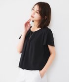 【アンタイトル/UNTITLED】の【通勤/二の腕カバー】タックデザインブラウス ブラック|ID: prp329100004797202 ipo3291000000034805868