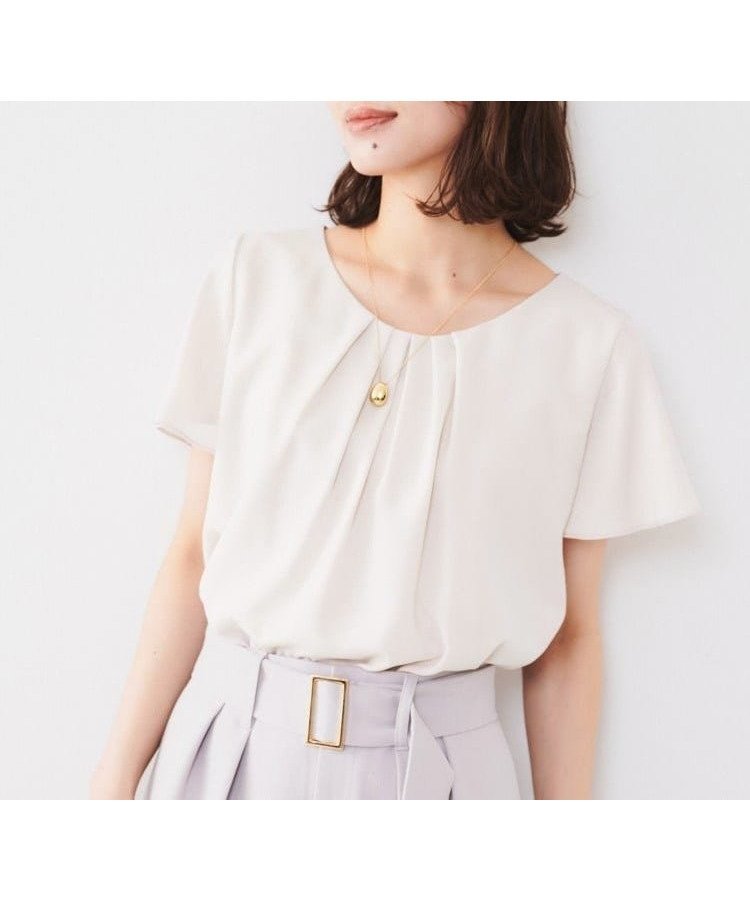 【アンタイトル/UNTITLED】の【通勤/二の腕カバー】タックデザインブラウス インテリア・キッズ・メンズ・レディースファッション・服の通販 founy(ファニー) ファッション Fashion レディースファッション Fashion for Women トップス・カットソー Cut & Sew Tops シャツ・ブラウス・オフィスカジュアル Elegant Blouses & Button-Ups インナー Innerwear ギャザー Gathered, Ruffled サテン Satin, Glossy Fabric ジャケット Jacket, Outerwear ストレッチ Stretch, Stretchy Fabric スマート Smart, Elegant スリーブ Sleeve, Long Sleeve / Short Sleeve ドレープ Drape, Draping Fabric 定番 Standard, Basic Item パウダー Powder, Soft Tone フレア Flare, Flared おすすめ Recommended / Our Picks エレガント 上品 Elegant セレモニー Ceremony ビジネス 仕事 通勤 Business / Work / Commuting ライトピンク|ID: prp329100004797202 ipo3291000000034805870