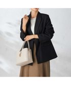 【アー ヴェー ヴェー/a.v.v】の【洗える/イージーケア/吸水速乾/ストレッチ】梳毛調ダブルブレストジャケット ブラック|ID: prp329100004797472 ipo3291000000034808014