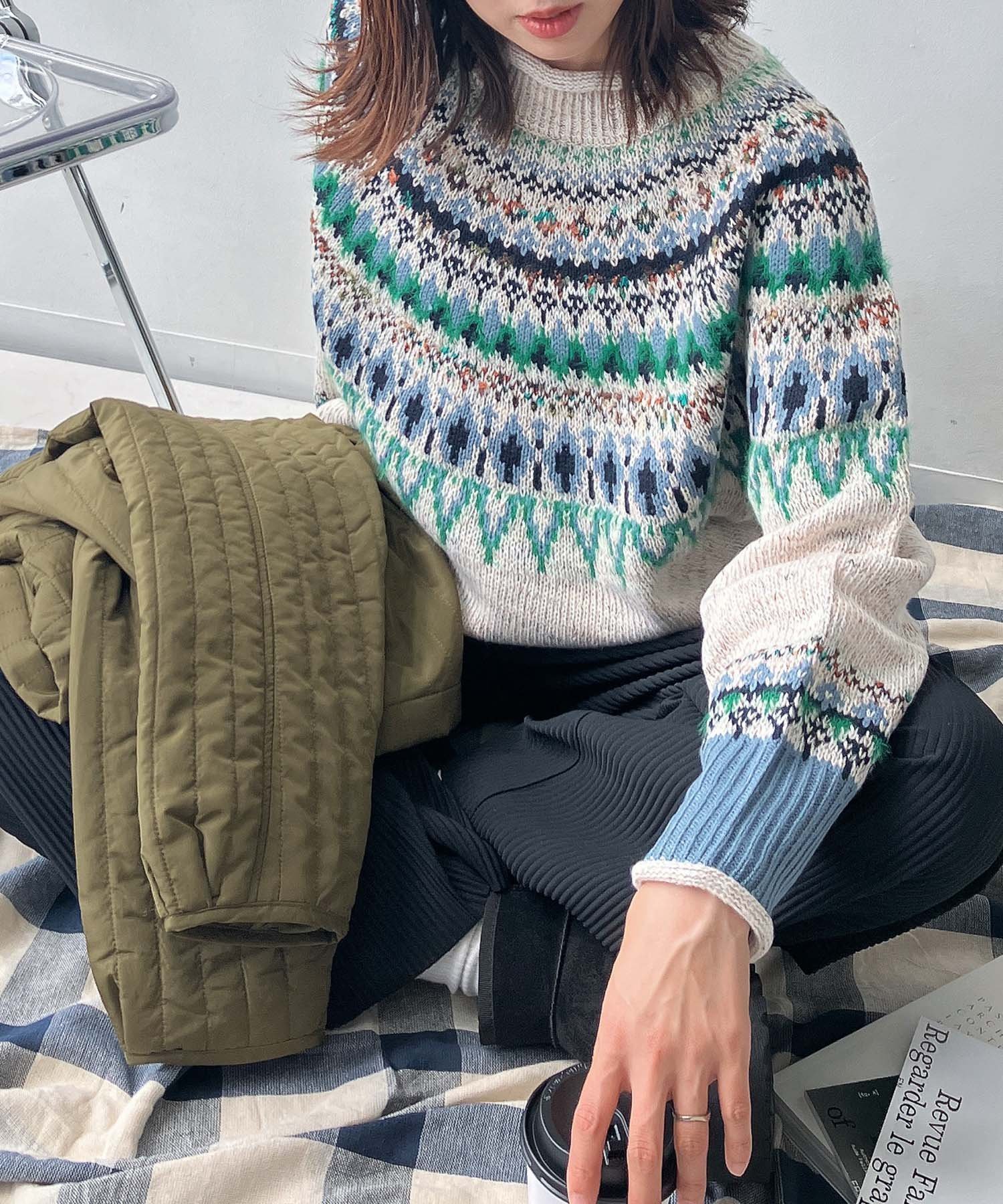 【アズノウアズ プラス/AS KNOW AS plus】の球心あみあみ配色ニットプルオーバー インテリア・キッズ・メンズ・レディースファッション・服の通販 founy(ファニー) ファッション Fashion レディースファッション Fashion for Women トップス・カットソー Cut & Sew Tops ニット Knit Tops & Sweaters カジュアルプルオーバー・ニットトップス Pullovers & Knit Tops / Casual Pullovers 今季 This Season, Current Season トレンド Trend, Trending Now 定番 Standard, Basic Item A/W・秋冬 Autumn/Winter 再入荷 Restock / Back in Stock IVXBL2|ID: prp329100004797474 ipo3291000000034808054