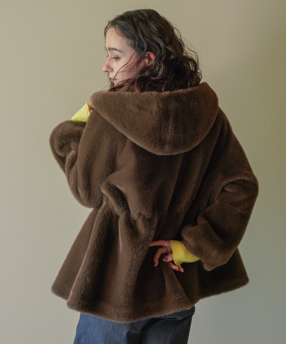 【バブ ブージュルード/Bab Bou Jeloud】のフェイクファーコート 人気、トレンドファッション・服の通販 founy(ファニー) ファッション Fashion レディースファッション Fashion for Women アウター Coat / Outerwear Collection コート・ロングコート・ピーコート Long Coats, Peacoats & More フェイクファー Faux Fur, Imitation Fur エレガント 上品 Elegant 再入荷 Restock / Back in Stock other-1|ID: prp329100004797505 ipo3291000000034808369