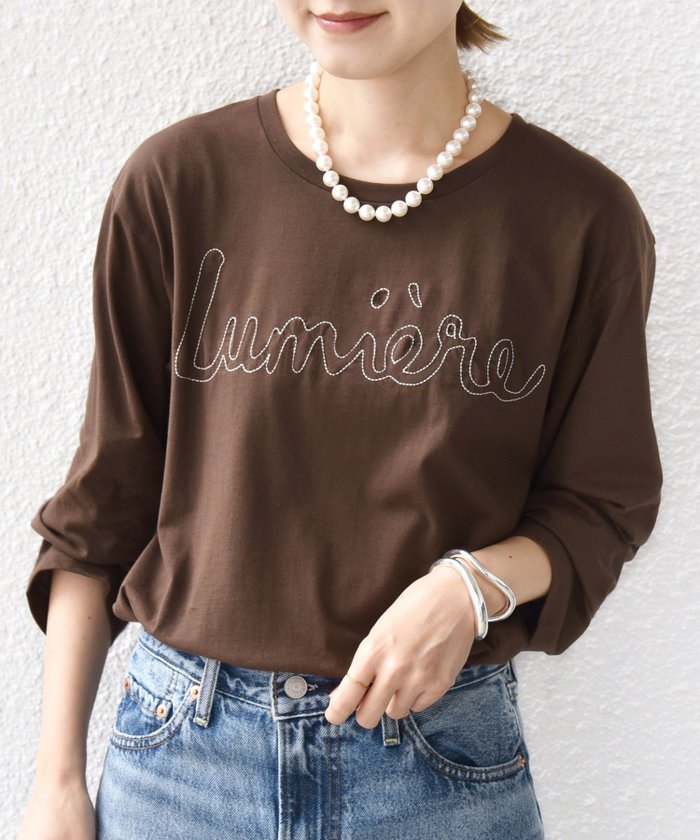 【シップス フォー ウィメン/SHIPS】の【WEB限定】バリエーション ロゴ プリント ロングスリーブ TEE インテリア・キッズ・メンズ・レディースファッション・服の通販 founy(ファニー) https://founy.com/ ファッション Fashion レディースファッション Fashion for Women インナー Innerwear 秋 Autumn カーディガン Cardigan, Knitwear コンパクト Compact, Small Size シンプル Simple, Minimal ジャケット Jacket, Outerwear スタイリッシュ Stylish, Fashionable スリット Slit, Slit Detail スリーブ Sleeve, Long Sleeve / Short Sleeve デニム Denim, Jeans Material なめらか Smooth, Silky Texture 人気 Popular, Best Seller 長袖 Long Sleeve, Full Sleeve パターン Pattern, Design Print プリント Print, Printed Pattern ポケット Pocket, Pocket Detail モチーフ Motif, Design Theme ロング Long, Long-Length おすすめ Recommended / Our Picks 2025年 2025 2025-2026秋冬・A/W Autumn/Winter 2025–26 AW25–26 |ID: prp329100004797520 ipo3291000000034847972