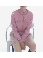 【セルフォード/CELFORD】のファートリムニットアンサンブル 人気、トレンドファッション・服の通販 founy(ファニー) ファッション Fashion レディースファッション Fashion for Women トップス・カットソー Cut & Sew Tops ニット Knit Tops & Sweaters アンサンブルニット Knit Ensembles & Twin Sets アンサンブル Ensemble Set インナー Innerwear カーディガン Cardigan, Knitwear コンパクト Compact, Small Size ジャケット Jacket, Outerwear スマート Smart, Elegant トリミング Trimming, Decorative Edge フィット Fit, Slim Fit メタル Metal, Metal Parts thumbnail PNK[066]|ID: prp329100004797535 ipo3291000000034808628