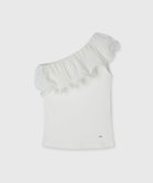 【アニュアンス/anuans】のドッキングカットトップス 人気、トレンドファッション・服の通販 founy(ファニー) ファッション Fashion レディースファッション Fashion for Women トップス・カットソー Cut & Sew Tops オーガンジー Organza Fabric テレコ Ribbed, Rib Stitch ドッキング Docking, Mixed Material バランス Balance, Style Balance フリル Frill, Ruffle ランダム Random, Irregular エレガント 上品 Elegant thumbnail IVORY|ID: prp329100004797540 ipo3291000000034808688