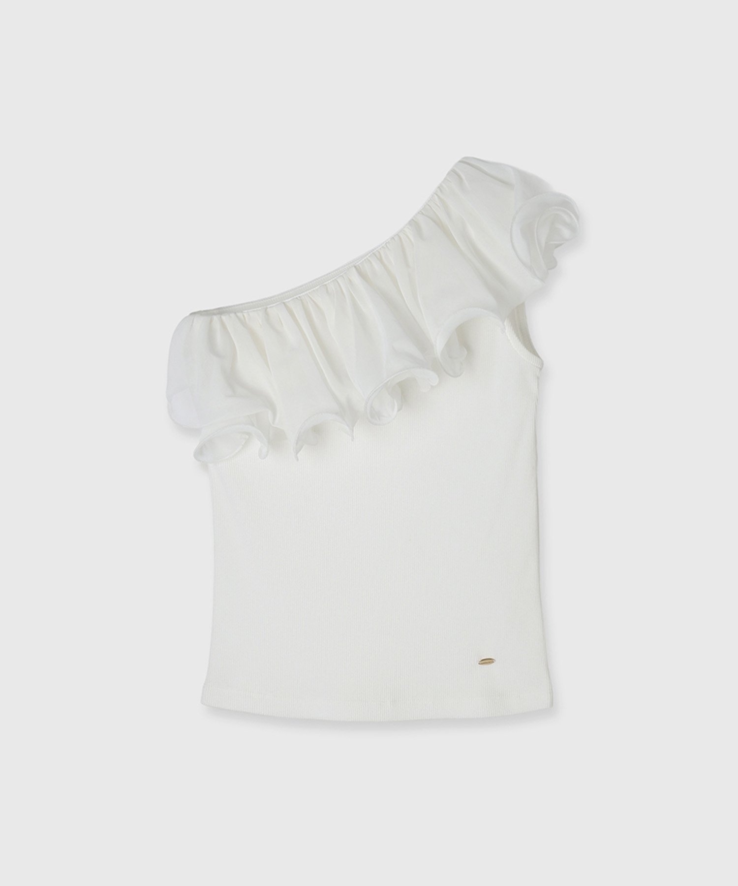 【アニュアンス/anuans】のドッキングカットトップス インテリア・キッズ・メンズ・レディースファッション・服の通販 founy(ファニー) 　ファッション　Fashion　レディースファッション　Fashion for Women　トップス・カットソー　Cut & Sew Tops　オーガンジー　Organza Fabric　テレコ　Ribbed, Rib Stitch　ドッキング　Docking, Mixed Material　バランス　Balance, Style Balance　フリル　Frill, Ruffle　ランダム　Random, Irregular　エレガント 上品　Elegant　IVORY|ID: prp329100004797540 ipo3291000000034808688