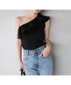 【アニュアンス/anuans】のドッキングカットトップス 人気、トレンドファッション・服の通販 founy(ファニー) ファッション Fashion レディースファッション Fashion for Women トップス・カットソー Cut & Sew Tops オーガンジー Organza Fabric テレコ Ribbed, Rib Stitch ドッキング Docking, Mixed Material バランス Balance, Style Balance フリル Frill, Ruffle ランダム Random, Irregular エレガント 上品 Elegant thumbnail BLACK|ID: prp329100004797540 ipo3291000000034808689