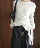 【チュクラ/chuclla】のアシンメトリーフリルトップス chw25a115 人気、トレンドファッション・服の通販 founy(ファニー) ファッション Fashion レディースファッション Fashion for Women トップス・カットソー Cut & Sew Tops コンパクト Compact, Small Size スラックス Slacks, Dress Pants デニム Denim, Jeans Material フィット Fit, Slim Fit フリル Frill, Ruffle フロント Front, Front Design thumbnail ホワイト|ID: prp329100004797548 ipo3291000000035181299