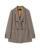 【トゥモローランド/TOMORROWLAND】のシックバーガンディー ダブルブレストジャケット 人気、トレンドファッション・服の通販 founy(ファニー) ファッション Fashion レディースファッション Fashion for Women アウター Coat / Outerwear Collection レディースジャケット・軽アウター Jackets クラシカル Classical, Vintage-Inspired シェイプ Shape, Slim Fit ジャケット Jacket, Outerwear ストレッチ Stretch, Stretchy Fabric ダブル Double, Double-Breasted チェック Check, Plaid, Tartan バランス Balance, Style Balance マニッシュ Mannish, Boyish 秋 Autumn ビジネス 仕事 通勤 Business / Work / Commuting thumbnail 48 ブラウン系|ID: prp329100004797553 ipo3291000000035160962