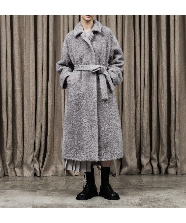 【アンタイトル/UNTITLED】のスーリーアルパカコート インテリア・キッズ・メンズ・レディースファッション・服の通販 founy(ファニー) ファッション Fashion レディースファッション Fashion for Women アウター Coat / Outerwear Collection コート・ロングコート・ピーコート Long Coats, Peacoats & More バランス Balance, Style Balance フロント Front, Front Design プレミアム Premium, High-End ベーシック Basic, Essential ロング Long, Long-Length エレガント 上品 Elegant グレー|ID: prp329100004797573 ipo3291000000034809182