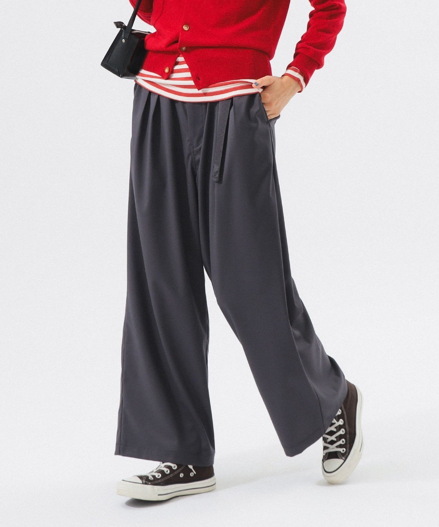 【ビームス ウイメン/BEAMS】の【12/4新規値下げ】【別注】Gramicci / 2プリーツ ワイド スラックス 25AW グラミチ インテリア・キッズ・メンズ・レディースファッション・服の通販 founy(ファニー) ファッション Fashion レディースファッション Fashion for Women アウトドア Outdoor Clothing カリフォルニア California, Cali Style シューズ Shoes, Footwear ジャケット Jacket, Outerwear スラックス Slacks, Dress Pants トレンド Trend, Trending Now プリーツ Pleats, Pleated 別注 Limited Edition, Custom Order リラックス Relax, Relaxed Fit ワイド Wide, Wide Fit 2025年 2025 2025-2026秋冬・A/W Autumn/Winter 2025–26 AW25–26 CHARCOAL.G|ID: prp329100004797583 ipo3291000000034809232