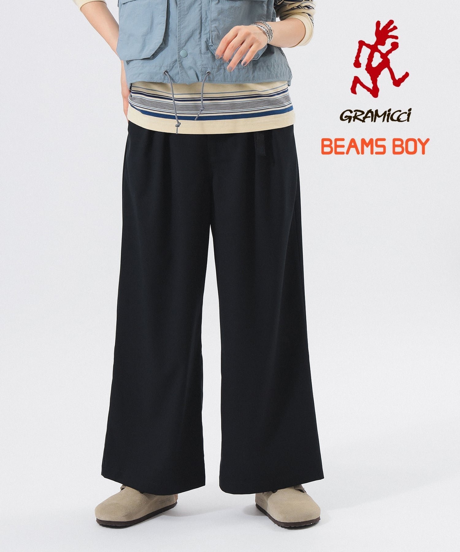【ビームス ウイメン/BEAMS】の【12/4新規値下げ】【別注】Gramicci / 2プリーツ ワイド スラックス 25AW グラミチ インテリア・キッズ・メンズ・レディースファッション・服の通販 founy(ファニー) ファッション Fashion レディースファッション Fashion for Women アウトドア Outdoor Clothing カリフォルニア California, Cali Style シューズ Shoes, Footwear ジャケット Jacket, Outerwear スラックス Slacks, Dress Pants トレンド Trend, Trending Now プリーツ Pleats, Pleated 別注 Limited Edition, Custom Order リラックス Relax, Relaxed Fit ワイド Wide, Wide Fit 2025年 2025 2025-2026秋冬・A/W Autumn/Winter 2025–26 AW25–26 NAVY|ID: prp329100004797583 ipo3291000000034809234