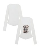 【アイモハ/aimoha】の【HOOK】for girls ファーフリルトップス 人気、トレンドファッション・服の通販 founy(ファニー) ファッション Fashion レディースファッション Fashion for Women トップス・カットソー Cut & Sew Tops インナー Innerwear ガーリー Girly, Feminine Style デニム Denim, Jeans Material フィット Fit, Slim Fit フェミニン Feminine, Girly フリル Frill, Ruffle フレア Flare, Flared フロント Front, Front Design モチーフ Motif, Design Theme リボン Ribbon, Bow thumbnail ホワイト|ID: prp329100004797584 ipo3291000000034889082