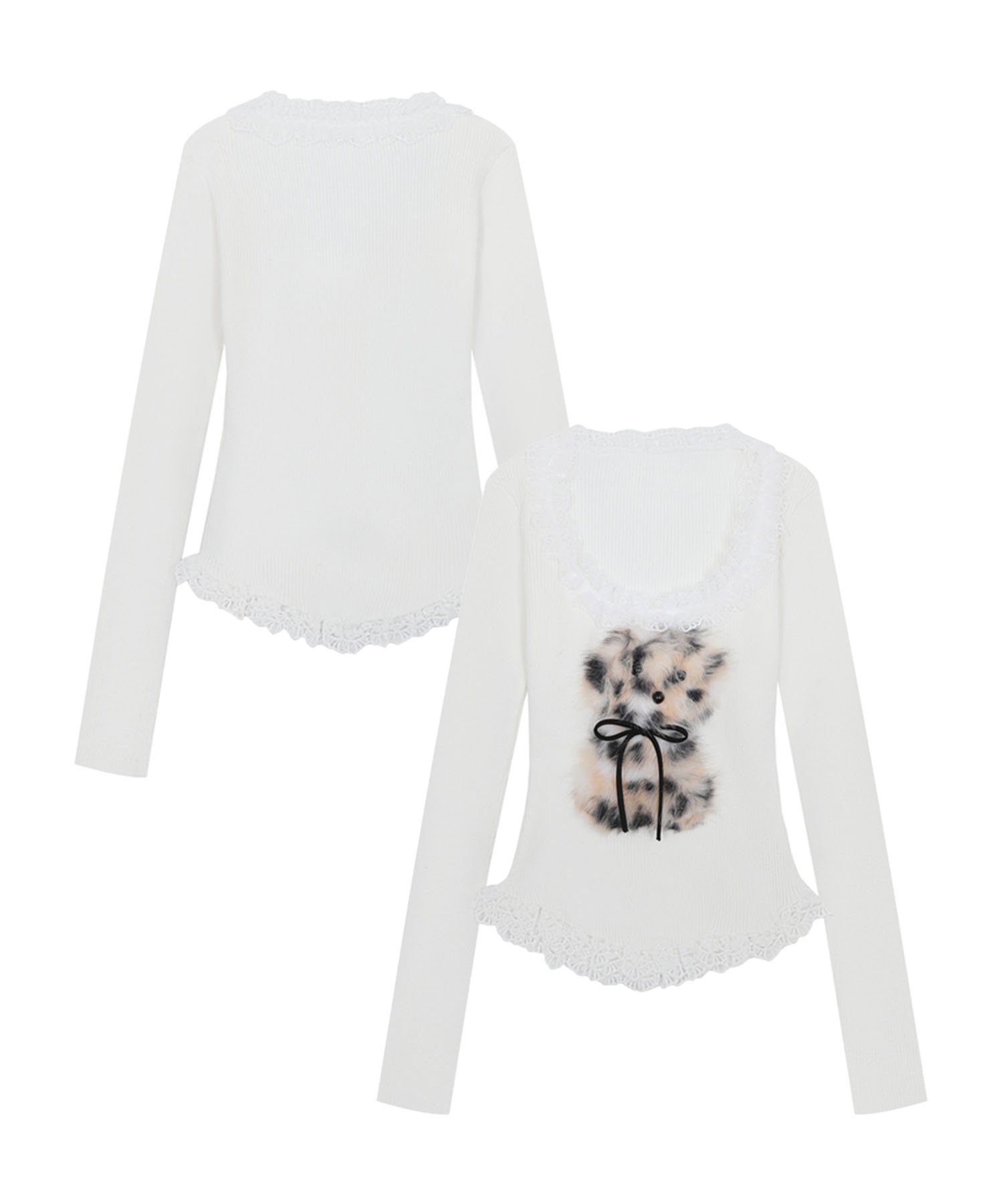 【アイモハ/aimoha】の【HOOK】for girls ファーフリルトップス インテリア・キッズ・メンズ・レディースファッション・服の通販 founy(ファニー) ファッション Fashion レディースファッション Fashion for Women トップス・カットソー Cut & Sew Tops インナー Innerwear ガーリー Girly, Feminine Style デニム Denim, Jeans Material フィット Fit, Slim Fit フェミニン Feminine, Girly フリル Frill, Ruffle フレア Flare, Flared フロント Front, Front Design モチーフ Motif, Design Theme リボン Ribbon, Bow ホワイト|ID: prp329100004797584 ipo3291000000034889082