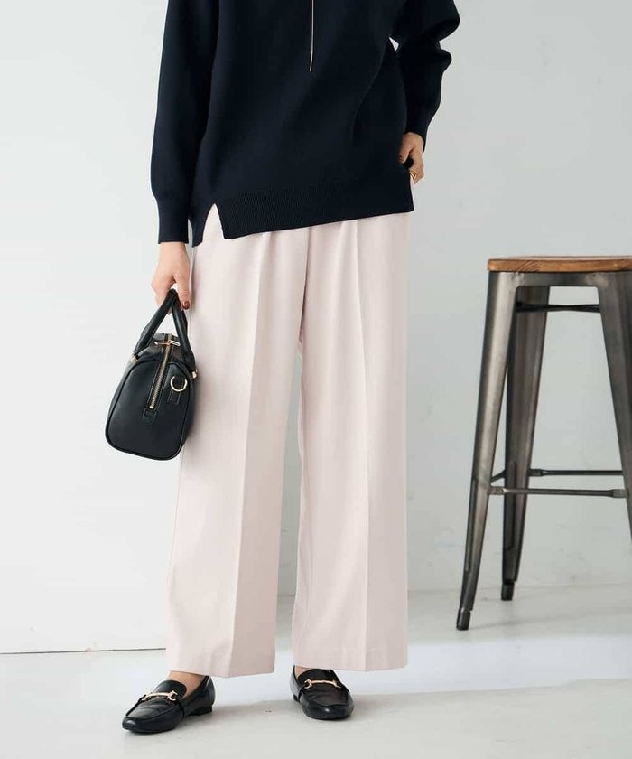 【アー ヴェー ヴェー/a.v.v】の【イージーケア/洗える/ストレッチ】裏起毛美ラクるイージーワイドパンツ インテリア・キッズ・メンズ・レディースファッション・服の通販 founy(ファニー) https://founy.com/ ファッション Fashion レディースファッション Fashion for Women パンツ Pants & Trousers 春 Spring 洗える Machine Washable 秋 Autumn ギャザー Gathered, Ruffled サテン Satin, Glossy Fabric スウェット / スエット Sweatshirt, Sweatwear ストレッチ Stretch, Stretchy Fabric セットアップ Set-Up, Coordinated Outfit センター Center, Center Line 人気 Popular, Best Seller フェミニン Feminine, Girly 楽ちん Easy Fit, Comfortable ワイド Wide, Wide Fit 冬 Winter / This Winter 再入荷 Restock / Back in Stock 夏 Summer ビジネス 仕事 通勤 Business / Work / Commuting |ID: prp329100004797612 ipo3291000000035234356