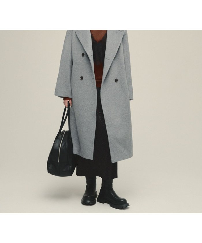 【ジーナシス/JEANASiS】のSuper120 s Wool Coat インテリア・キッズ・メンズ・レディースファッション・服の通販 founy(ファニー) https://founy.com/ ファッション Fashion レディースファッション Fashion for Women アウター Coat / Outerwear Collection コート・ロングコート・ピーコート Long Coats, Peacoats & More おすすめ Recommended / Our Picks シンプル Simple, Minimal スタンド Stand Collar, Upright Stand スラックス Slacks, Dress Pants デニム Denim, Jeans Material マニッシュ Mannish, Boyish ロング Long, Long-Length エレガント 上品 Elegant |ID: prp329100004797613 ipo3291000000035169389