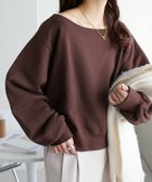 【ディスコート/Discoat】の【華奢見え】オフショルスウェット《新色追加/WEB限定》 人気、トレンドファッション・服の通販 founy(ファニー) ファッション Fashion レディースファッション Fashion for Women トップス・カットソー Cut & Sew Tops レディースパーカー・カジュアルフーディー Casual Hoodies & Sweatshirts スウェット・クルーネックトップス Sweatshirts & Crewnecks / Relaxed Fit Sweat Tops おすすめ Recommended / Our Picks ショート Short, Short Length シンプル Simple, Minimal スウェット / スエット Sweatshirt, Sweatwear デニム Denim, Jeans Material バランス Balance, Style Balance パーカー Hoodie, Parka ロング Long, Long-Length 定番 Standard, Basic Item thumbnail ブラウン|ID: prp329100004797615 ipo3291000000034934947