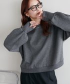 【ディスコート/Discoat】の【WEB限定】フロント切り替えポンチプルオーバー 人気、トレンドファッション・服の通販 founy(ファニー) ファッション Fashion レディースファッション Fashion for Women トップス・カットソー Cut & Sew Tops カジュアルプルオーバー・ニットトップス Pullovers & Knit Tops / Casual Pullovers おすすめ Recommended / Our Picks コンパクト Compact, Small Size シンプル Simple, Minimal スウェット / スエット Sweatshirt, Sweatwear スラックス Slacks, Dress Pants スリット Slit, Slit Detail タートル Turtleneck, Turtle Collar デニム Denim, Jeans Material フロント Front, Front Design 切替 Switching, Contrast Panel thumbnail チャコールグレー|ID: prp329100004797622 ipo3291000000034935061