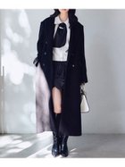 【スナイデル/SNIDEL】の【HIGH QUALITY】チェスターロングコート 人気、トレンドファッション・服の通販 founy(ファニー) ファッション Fashion レディースファッション Fashion for Women アウター Coat / Outerwear Collection コート・ロングコート・ピーコート Long Coats, Peacoats & More おすすめ Recommended / Our Picks ウェーブ Wavy Pattern ストレート Straight, Straight Cut スマート Smart, Elegant thumbnail BLK[009]|ID: prp329100004797637 ipo3291000000034809757