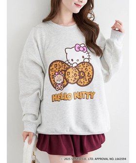 【ルディックパーク/LUDIC PARK】のハローキティ タイニーチャムトレーナー 人気、トレンドファッション・服の通販 founy(ファニー) ファッション Fashion レディースファッション Fashion for Women おすすめ Recommended / Our Picks フロント Front, Front Design プリント Print, Printed Pattern リボン Ribbon, Bow レオパード Leopard, Animal Print 冬 Winter / This Winter |ID:prp329100004797641