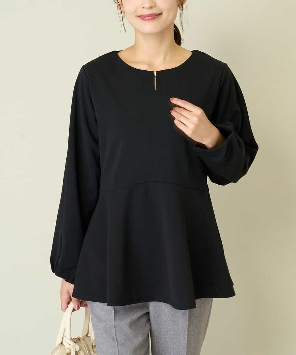 【アー ヴェー ヴェー/a.v.v】のニュアンスカーブペプラムトップス インテリア・キッズ・メンズ・レディースファッション・服の通販 founy(ファニー) ファッション Fashion レディースファッション Fashion for Women トップス・カットソー Cut & Sew Tops アクセサリー Fashion Accessories ジョーゼット Georgette, Semi-Sheer Fabric チャーム Charm, Pendant トレンド Trend, Trending Now 定番 Standard, Basic Item 人気 Popular, Best Seller 長袖 Long Sleeve, Full Sleeve ペプラム Peplum, Flared Hem ボトム Bottoms, Lower Wear 再入荷 Restock / Back in Stock おすすめ Recommended / Our Picks ビジネス 仕事 通勤 Business / Work / Commuting ブラック|ID: prp329100004797658 ipo3291000000034809895