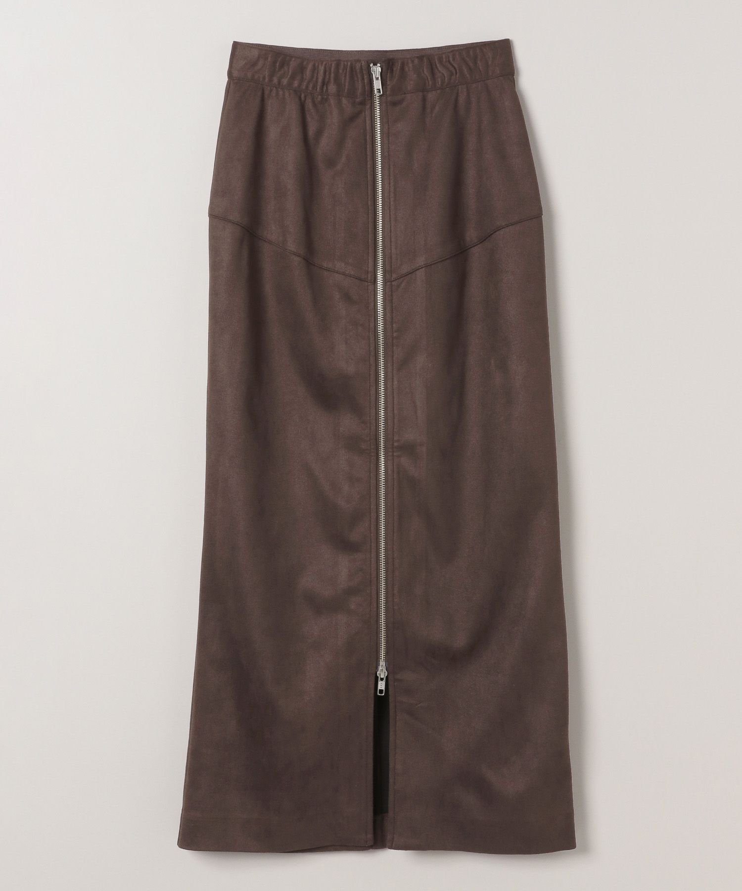 【ジーナシス/JEANASiS】のヌバックライクZIPナロースカート インテリア・キッズ・メンズ・レディースファッション・服の通販 founy(ファニー) ファッション Fashion レディースファッション Fashion for Women スカート Skirts バッグ Bags シンプル Simple, Minimal スリット Slit, Slit Detail フロント Front, Front Design 定番 Standard, Basic Item A/W・秋冬 Autumn/Winter ブラウン|ID: prp329100004797659 ipo3291000000034809911