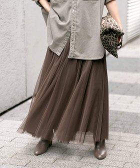 【スピック&スパン/Spick & Span】の《追加2》チュールスカート 人気、トレンドファッション・服の通販 founy(ファニー) ファッション Fashion レディースファッション Fashion for Women スカート Skirts |ID:prp329100004797663