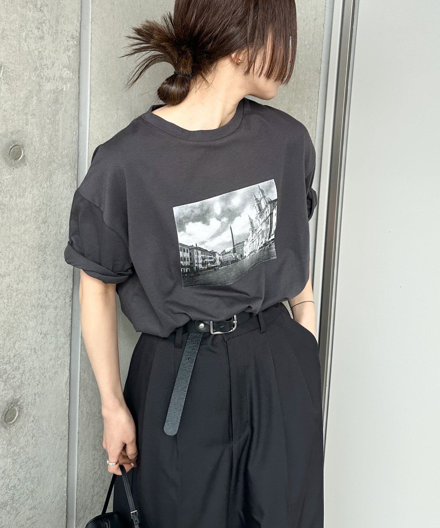 【セレクトモカ/SELECT MOCA】のアソートプリントオーバーサイズTシャツ インテリア・キッズ・メンズ・レディースファッション・服の通販 founy(ファニー) 　ファッション　Fashion　レディースファッション　Fashion for Women　トップス・カットソー　Cut & Sew Tops　シャツ・ブラウス・オフィスカジュアル　Elegant Blouses & Button-Ups　ロングTシャツ・Tシャツ　Longline T-Shirts & Tees　インナー　Innerwear　コンパクト　Compact, Small Size　シンプル　Simple, Minimal　ジャケット　Jacket, Outerwear　スラックス　Slacks, Dress Pants　ワーク　Workwear, Utility Style　おすすめ　Recommended / Our Picks　グレー系その他5-15|ID: prp329100004797670 ipo3291000000034810010