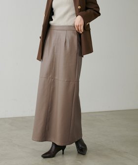 【ラルタ/LARUTA】のフェイクレザーナロースカート 人気、トレンドファッション・服の通販 founy(ファニー) ファッション Fashion レディースファッション Fashion for Women スカート Skirts カーディガン Cardigan, Knitwear シンプル Simple, Minimal ジップ Zip, Zipper ストレッチ Stretch, Stretchy Fabric ストレート Straight, Straight Cut フェイクレザー Faux Leather, PU Leather フェザー Feather, Feather Detail ベスト Vest, Waistcoat ペプラム Peplum, Flared Hem リラックス Relax, Relaxed Fit ルーズ Loose, Oversized A/W・秋冬 Autumn/Winter 再入荷 Restock / Back in Stock エレガント 上品 Elegant 2025年 2025 2025-2026秋冬・A/W Autumn/Winter 2025–26 AW25–26 |ID:prp329100004797671