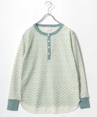 【サロン ハミュー/salong hameu】のJEMORGAN ジェーイーモーガン Tシャツ レディース 長袖 ロンT 花柄 ヘンリーネック リンガー ルームウェア 人気、トレンドファッション・服の通販 founy(ファニー) ファッション Fashion レディースファッション Fashion for Women トップス・カットソー Cut & Sew Tops シャツ・ブラウス・オフィスカジュアル Elegant Blouses & Button-Ups ロングTシャツ・Tシャツ Longline T-Shirts & Tees 花柄・フラワープリント・モチーフ Floral Prints & Motifs / Flower Pattern Tops アウトドア Outdoor Clothing インナー Innerwear カーゴパンツ Cargo Pants, Utility Pants キャミワンピース Cami Dress, Slip Dress シンプル Simple, Minimal ジャケット Jacket, Outerwear スニーカー Sneakers, Trainers スパンコール Sequins, Sequin Embellishment スポーツ Sports, Activewear スリーブ Sleeve, Long Sleeve / Short Sleeve ダウン Down, Puffer デニム Denim, Jeans Material 人気 Popular, Best Seller 長袖 Long Sleeve, Full Sleeve ビスチェ Bustier, Corset Top フィット Fit, Slim Fit フリル Frill, Ruffle プリント Print, Printed Pattern ベスト Vest, Waistcoat レース Lace, Lace Fabric ロング Long, Long-Length ワッフル Waffle, Waffle Knit 再入荷 Restock / Back in Stock プチプライス・低価格 Affordable / Budget Price thumbnail ブルー系その他|ID: prp329100004797676 ipo3291000000035092223