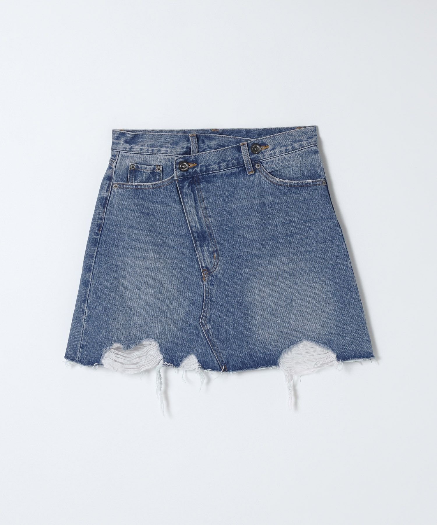 【ジーナシス/JEANASiS】のデニムミニスカート 人気、トレンドファッション・服の通販 founy(ファニー) 　ファッション　Fashion　レディースファッション　Fashion for Women　スカート　Skirts　ミニスカート　Mini Skirts　おすすめ　Recommended / Our Picks　コンパクト　Compact, Small Size　シンプル　Simple, Minimal　ダメージ　Distressed, Destroyed　デニム　Denim, Jeans Material　ブルゾン　Blouson, Bomber Jacket　ミニスカート　Mini Skirt, Short Skirt　A/W・秋冬　Autumn/Winter　 other-1|ID: prp329100004797728 ipo3291000000034810457