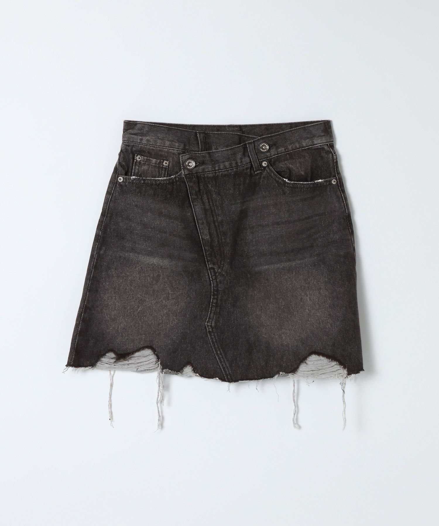 【ジーナシス/JEANASiS】のデニムミニスカート インテリア・キッズ・メンズ・レディースファッション・服の通販 founy(ファニー) 　ファッション　Fashion　レディースファッション　Fashion for Women　スカート　Skirts　ミニスカート　Mini Skirts　おすすめ　Recommended / Our Picks　コンパクト　Compact, Small Size　シンプル　Simple, Minimal　ダメージ　Distressed, Destroyed　デニム　Denim, Jeans Material　ブルゾン　Blouson, Bomber Jacket　ミニスカート　Mini Skirt, Short Skirt　A/W・秋冬　Autumn/Winter　ブラック系その他|ID: prp329100004797728 ipo3291000000034810462