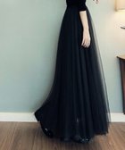 【ミニミニストア/miniministore】のチュールスカート ロング 人気、トレンドファッション・服の通販 founy(ファニー) ファッション Fashion レディースファッション Fashion for Women スカート Skirts フェミニン Feminine, Girly ロング Long, Long-Length エレガント 上品 Elegant 夏 Summer 春 Spring S/S・春夏 SS, Spring/Summer, Warm Season 楽ちん Easy Fit, Comfortable thumbnail ブラック|ID: prp329100004797729 ipo3291000000034810466