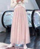 【ミニミニストア/miniministore】のチュールスカート ロング 人気、トレンドファッション・服の通販 founy(ファニー) ファッション Fashion レディースファッション Fashion for Women スカート Skirts フェミニン Feminine, Girly ロング Long, Long-Length エレガント 上品 Elegant 夏 Summer 春 Spring S/S・春夏 SS, Spring/Summer, Warm Season 楽ちん Easy Fit, Comfortable thumbnail ピンク|ID: prp329100004797729 ipo3291000000034810469