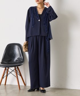 【ジェナ エスパス メルヴェイユ/Jena espace merveilleux】の【オケージョン/2点セット】チュールジャケットセットアップ 人気、トレンドファッション・服の通販 founy(ファニー) ファッション Fashion レディースファッション Fashion for Women アウター Coat / Outerwear Collection レディースジャケット・軽アウター Jackets オケージョン Occasion Wear スマート Smart, Elegant フォーマル Formal, Dressy ワイド Wide, Wide Fit A/W・秋冬 Autumn/Winter 冬 Winter / This Winter 再入荷 Restock / Back in Stock おすすめ Recommended / Our Picks エレガント 上品 Elegant 2025年 2025 2025-2026秋冬・A/W Autumn/Winter 2025–26 AW25–26 |ID:prp329100004797739